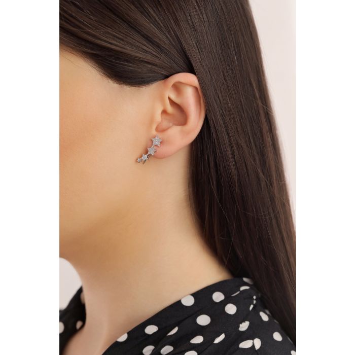 L'atelier Precieux Silver Earring