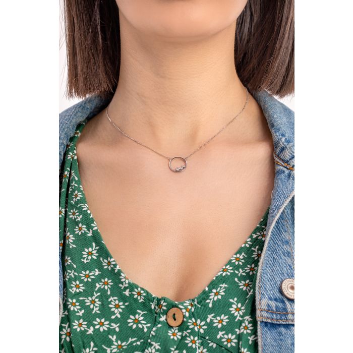L'atelier Precieux Silver Necklace