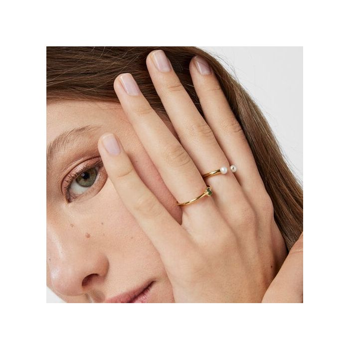 TOUS 18K Gold plated Silver Ring