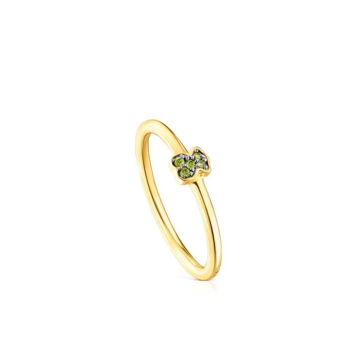 TOUS 18K Gold plated Silver Ring