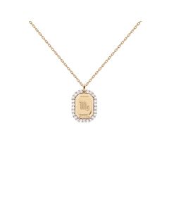 PDPAOLA 18K Gold Plated Silver Necklace / Scorpio