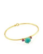 TOUS 18K Gold Plated Silver Silver Bracelet