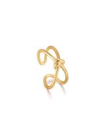 Ania Haie 14K Gold Plated Silver Ring