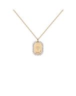 PDPAOLA 18K Gold Plated Silver Necklace / Aries