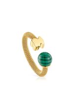 TOUS 18K Gold Plated Silver Ring