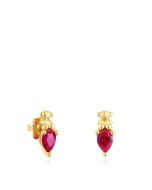 TOUS 18K Gold Plated Silver Earring