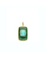 Ti Sento 18K Gold Plated Silver Pendant