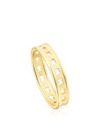 TOUS 18K Gold plated Silver Ring