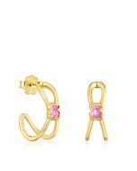 TOUS 18K Gold Plated Earring