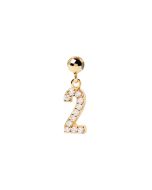 PDPAOLA 14K Gold Plated Silver Charm