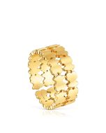 TOUS 18K Gold Plated Silver Ring